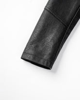 Kitsune Lapel Pleather Jacket